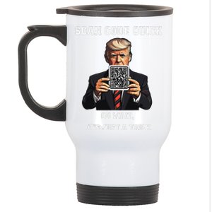 Funny Trump Dancing Troll Qr Joke Stainless Steel Travel Mug