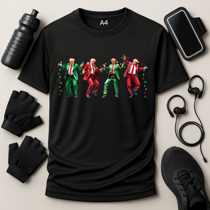 Funny Trump Dance Santa Claus Christmas Performance Shirt