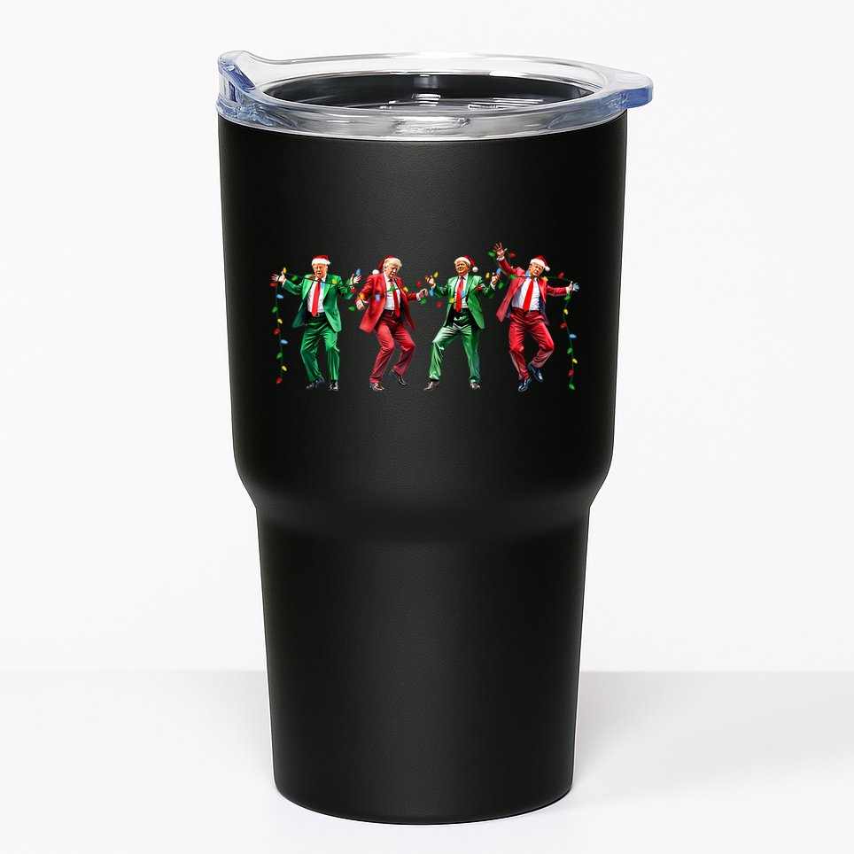 Funny Trump Dance Santa Claus Christmas Tumbler