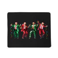 Funny Trump Dance Santa Claus Christmas Mousepad