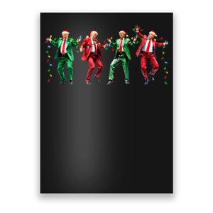 Funny Trump Dance Santa Claus Christmas Poster