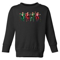 Funny Trump Dance Santa Claus Christmas Toddler Sweatshirt