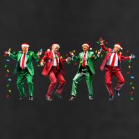 Funny Trump Dance Santa Claus Christmas Trucker Hat
