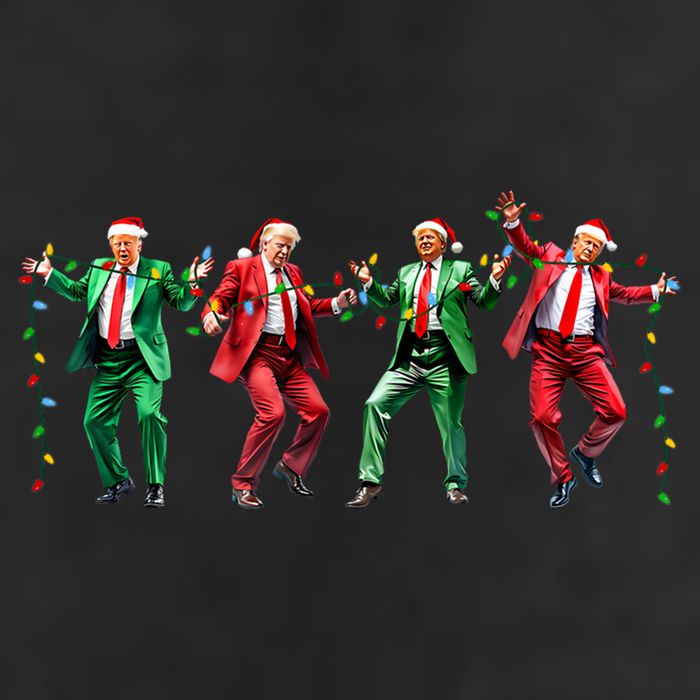 Funny Trump Dance Santa Claus Christmas Trucker Hat