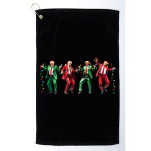 Funny Trump Dance Santa Claus Christmas Platinum Collection Golf Towel