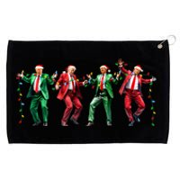 Funny Trump Dance Santa Claus Christmas Grommeted Golf Towel