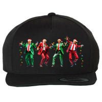 Funny Trump Dance Santa Claus Christmas Wool Snapback Cap