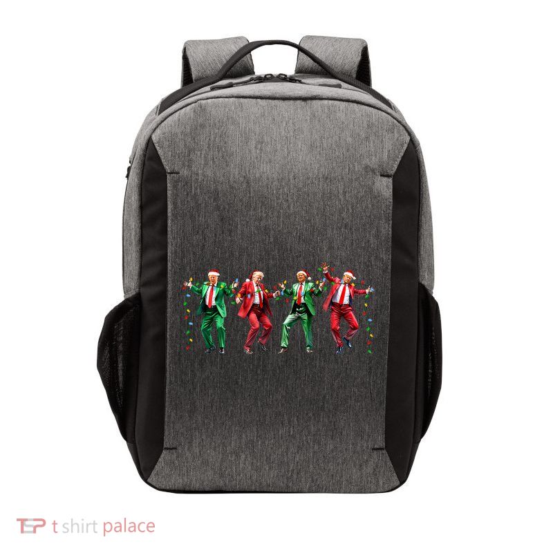Funny Trump Dance Santa Claus Christmas Vector Backpack