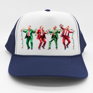 Funny Trump Dance Santa Claus Christmas Trucker Hat