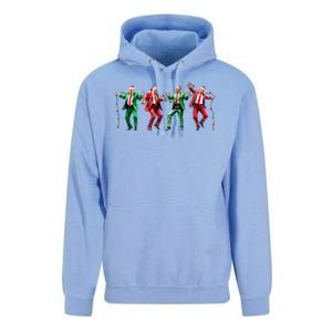 Funny Trump Dance Santa Claus Christmas Unisex Surf Hoodie