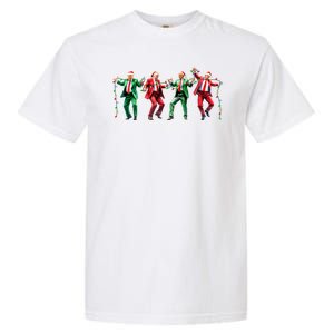 Funny Trump Dance Santa Claus Christmas Garment-Dyed Heavyweight T-Shirt