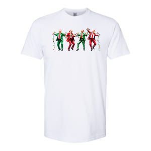 Funny Trump Dance Santa Claus Christmas Softstyle CVC T-Shirt