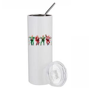 Funny Trump Dance Santa Claus Christmas Stainless Steel Tumbler