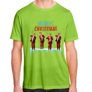 Funny Trump Dance Santa Claus Christmas Xmas Pajamas Holiday Adult ChromaSoft Performance T-Shirt