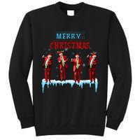 Funny Trump Dance Santa Claus Christmas Xmas Pajamas Holiday Sweatshirt