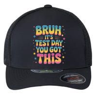 Funny Testing Day 2025 Quote Cool Test Day 2025 Teacher Flexfit Unipanel Trucker Cap