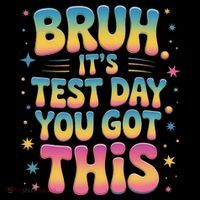 Funny Testing Day 2025 Quote Cool Test Day 2025 Teacher Hooded Wearable Blanket
