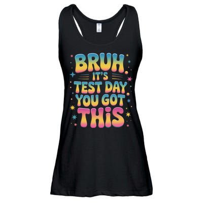 Funny Testing Day 2025 Quote Cool Test Day 2025 Teacher Ladies Essential Flowy Tank
