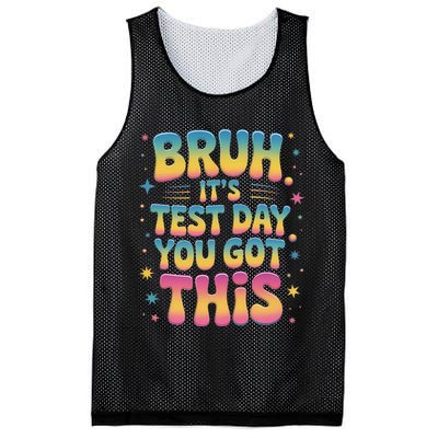Funny Testing Day 2025 Quote Cool Test Day 2025 Teacher Mesh Reversible Basketball Jersey Tank