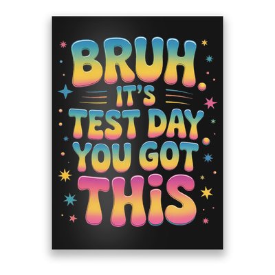 Funny Testing Day 2025 Quote Cool Test Day 2025 Teacher Poster