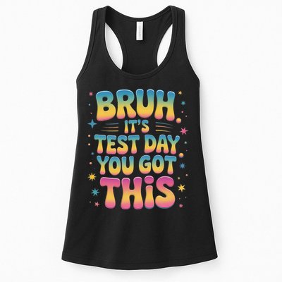 Funny Testing Day 2025 Quote Cool Test Day 2025 Teacher Womens Tank Top