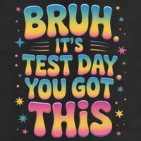 Funny Testing Day 2025 Quote Cool Test Day 2025 Teacher Hat