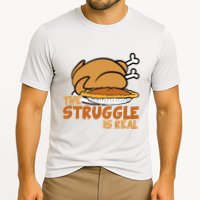 Funny Thanksgiving Day Struggle Is Real Pie Turkey Performance Shirt