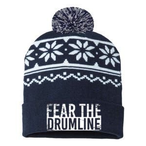 Fear The Drumline Drums USA-Made Snowflake Beanie