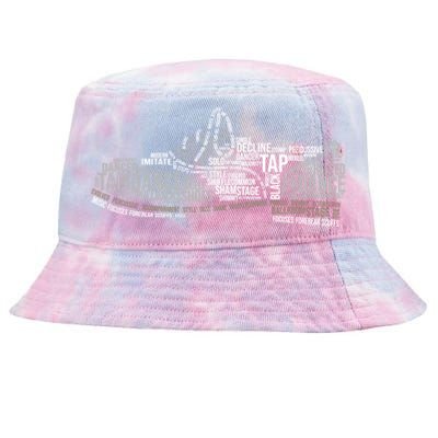 Funny Tap Dance Gift Shoe Dancing Cute Dancer Gift Tie-Dyed Bucket Hat