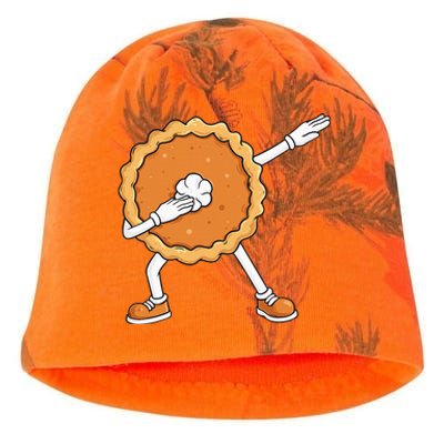 Funny Thanksgiving Dabbing Pumpkin Pie Kati - Camo Knit Beanie