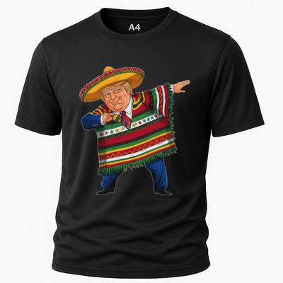 Funny Trump Dabbing Mexican Poncho Cinco De Mayo Performance Shirt