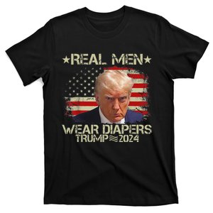 Funny Trump Diapers 2024 Hilarious Political Humor T-Shirt