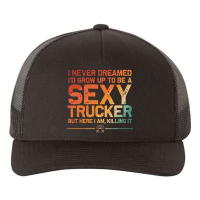 Funny Truck Driver Design For Trucker Trucking Lover Yupoong Adult 5-Panel Trucker Hat