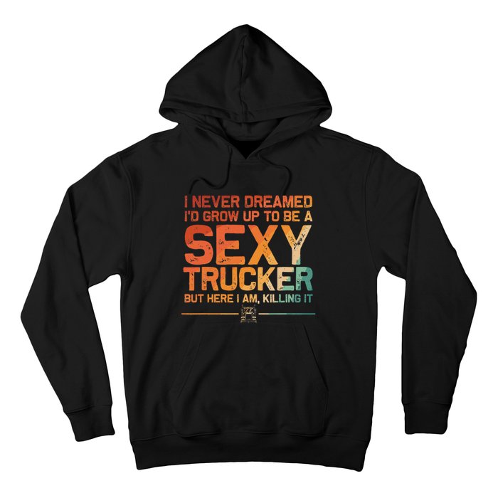 Funny Truck Driver Design For Trucker Trucking Lover Hoodie