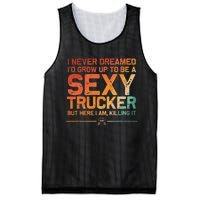 Funny Truck Driver Design For Trucker Trucking Lover Mesh Reversible Basketball Jersey Tank