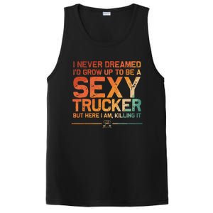 Funny Truck Driver Design For Trucker Trucking Lover PosiCharge Competitor Tank