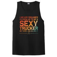 Funny Truck Driver Design For Trucker Trucking Lover PosiCharge Competitor Tank