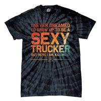 Funny Truck Driver Design For Trucker Trucking Lover Tie-Dye T-Shirt