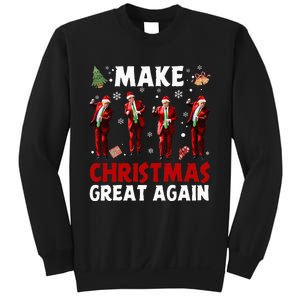 Funny Trump Dance Santa Claus Make Christmas Great Again Sweatshirt