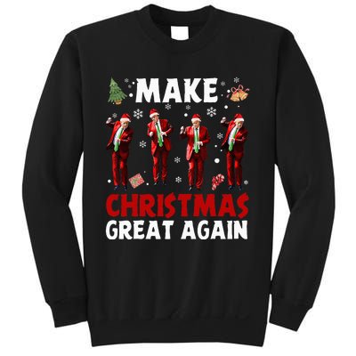 Funny Trump Dance Santa Claus Make Christmas Great Again Sweatshirt