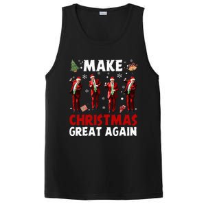 Funny Trump Dance Santa Claus Make Christmas Great Again PosiCharge Competitor Tank