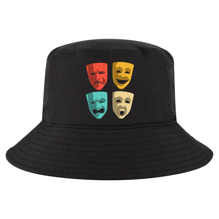 Funny Theater DesignTheatre Masks Broadway Drama Cool Comfort Performance Bucket Hat