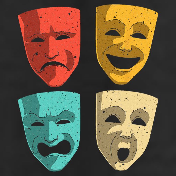 Funny Theater DesignTheatre Masks Broadway Drama Cool Comfort Performance Bucket Hat