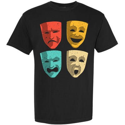Funny Theater DesignTheatre Masks Broadway Drama Garment-Dyed Heavyweight T-Shirt