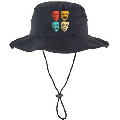 Funny Theater DesignTheatre Masks Broadway Drama Bucket Hat