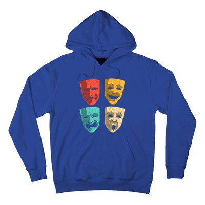 Funny Theater DesignTheatre Masks Broadway Drama Hoodie