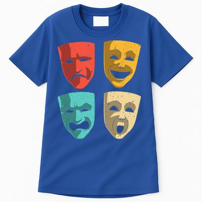 Funny Theater DesignTheatre Masks Broadway Drama Tall T-Shirt