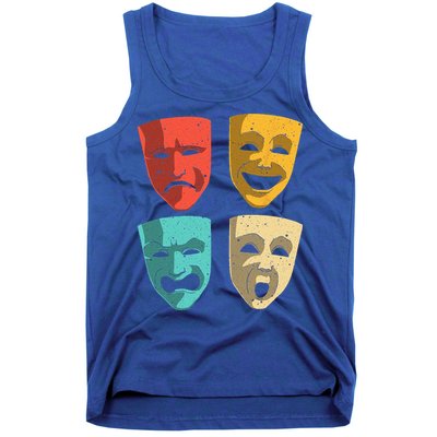 Funny Theater DesignTheatre Masks Broadway Drama Tank Top