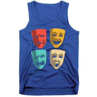 Funny Theater DesignTheatre Masks Broadway Drama Tank Top