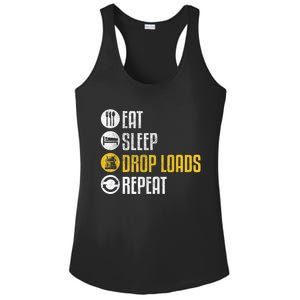 Funny Truck Driver Joke Saying Trucker Gift Ladies PosiCharge Competitor Racerback Tank